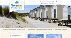 Desktop Screenshot of breezandbeachhouses.nl