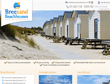 Tablet Screenshot of breezandbeachhouses.nl